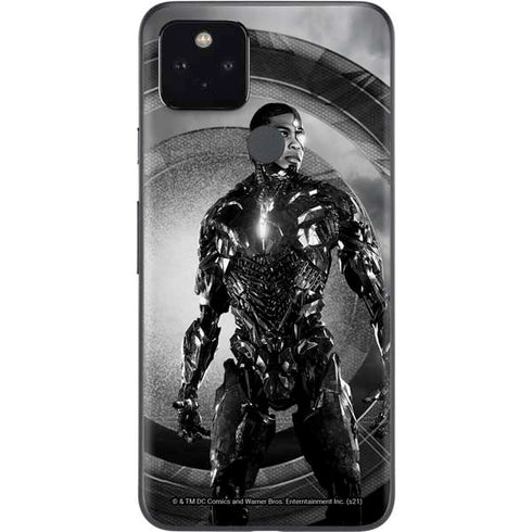 The Justice League (2017) Cyborg Poster Google Pixel 5a Skin